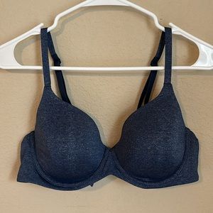 Ambrielle Everyday Underwire Full Coverage Bra. 38B. Light Navy